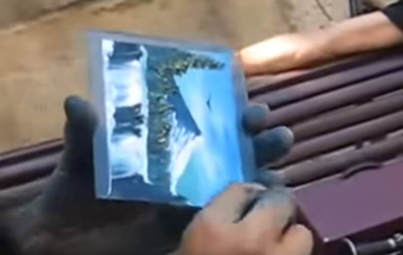 Amazing landscapes painted with fingers