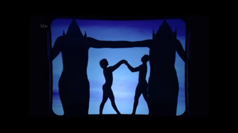 Incredible Hungarian shadow dance team 